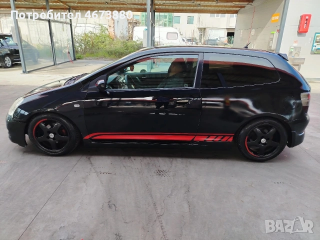 Honda Civic 1.7 TDI 100 кс 2005 гд, снимка 3 - Автомобили и джипове - 54228700