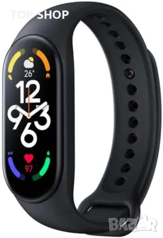 Смарт гривнa XIAOMI MI BAND 7 BLACK 1.62 ", ПУЛСОМЕР, снимка 8 - Смарт часовници - 48780225