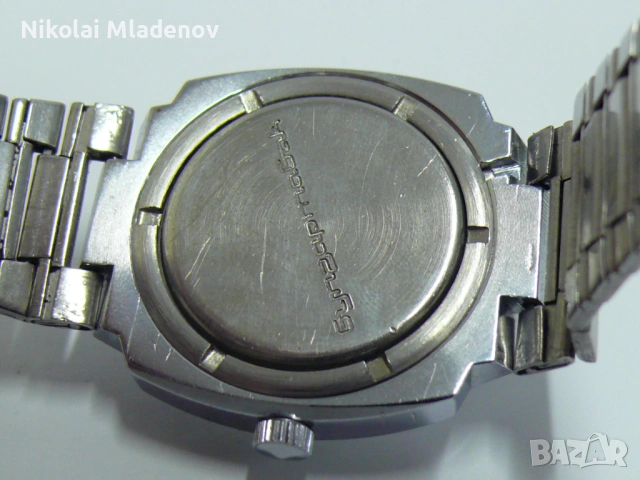 Съветски Полет/POLJOT Мъжки ръчен часовник, работещ! С дата, снимка 14 - Мъжки - 53067026