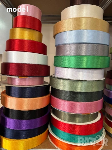 Сатенена лента-двойно сатенирана, снимка 8 - Други - 12553460