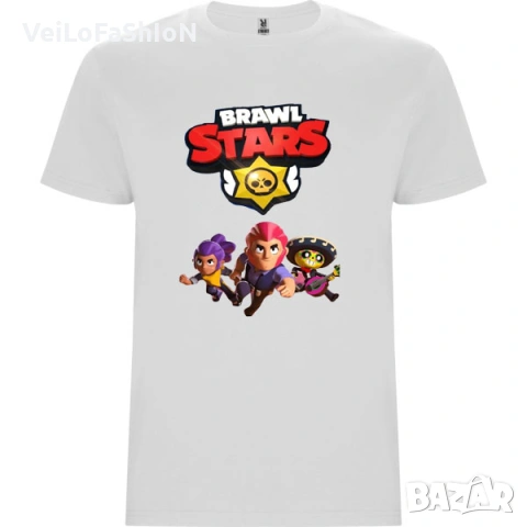 Нова детска тениска Brawl Stars в два цвята, снимка 3 - Детски тениски и потници - 48957897