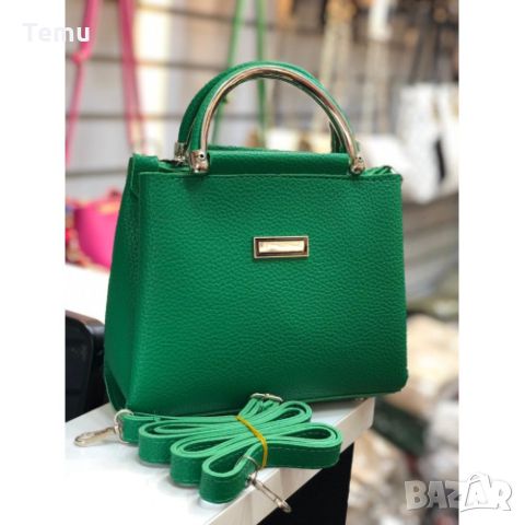 Дамска елегантна чанта с допълнителна дълга дръжка в различни цветове, снимка 5 - Чанти - 45765235