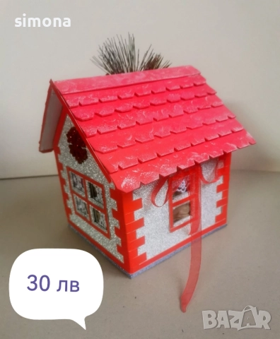 Коледни къщички за лакомства , снимка 10 - Декорация за дома - 52314046