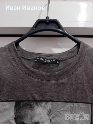 Оригинална дамска тениска Dolce&Gabbana - Steve Mcqueen, снимка 3 - Тениски - 51651896