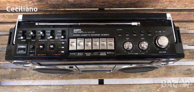 SANYO M9990K-(Japan)-работещ радиокасетофон., снимка 9 - Радиокасетофони, транзистори - 54081736