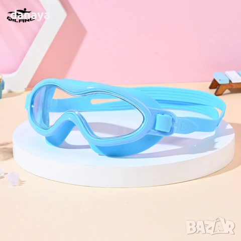 6563 Силиконови очила за плуване с тапи за уши в кутия, снимка 3 - Водни спортове - 54130237