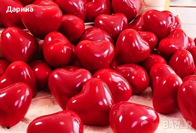 Парти сет балони СЪРЦА, снимка 8 - Други - 48855840