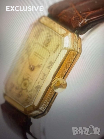 Винтидж Rolex tank - 1930 г., снимка 2 - Мъжки - 54138955