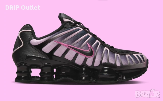 !НОВИ! Nike Shox TL | Black/Pink | + КУТИЯ, снимка 3 - Маратонки - 54167970