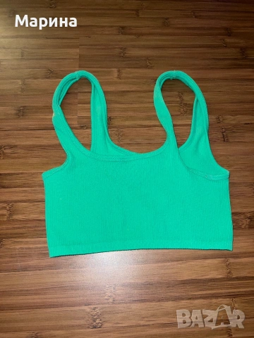 зелена блуза за жени