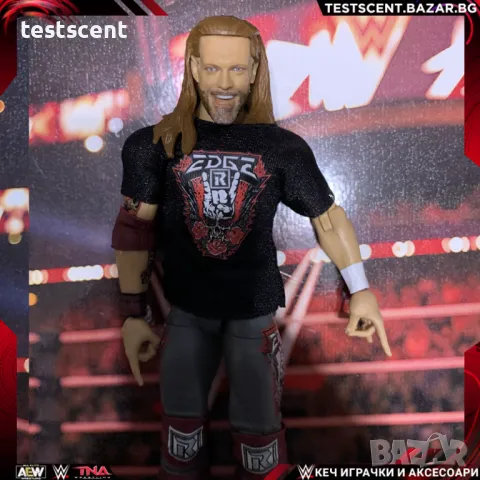 Екшън фигура WWE Edge Острието Adam Copeland Rated R Superstar WWE Mattel Elite играчка figure, снимка 1 - Колекции - 48928589