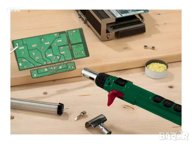 НОВИ! Газов поялник 3в1 Parkide поялник, горелка, пистолет за горещ въздух  , снимка 11 - Поялници и запояване - 54124627