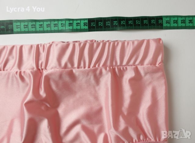 S/M розови супер лъскави дамски сатенени бикини/полубоксер, снимка 13 - Бельо - 45307274