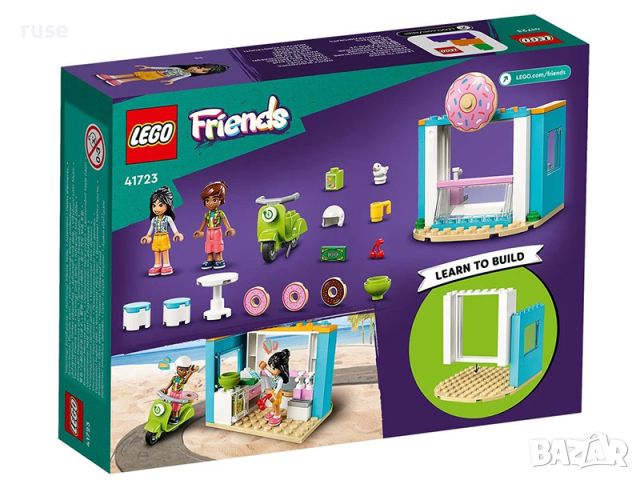 НОВИ! LEGO® Friends 41723 Магазин за понички, снимка 6 - Конструктори - 45917070