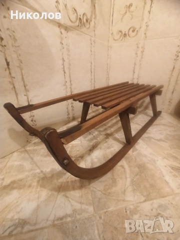 Дървена шейна, снимка 4 - Зимни спортове - 53062209