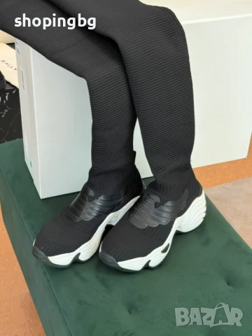 Дизайнерски дамски обувки Emporio Armani тип чорап  299.99 лв., снимка 4 - Други - 51354992