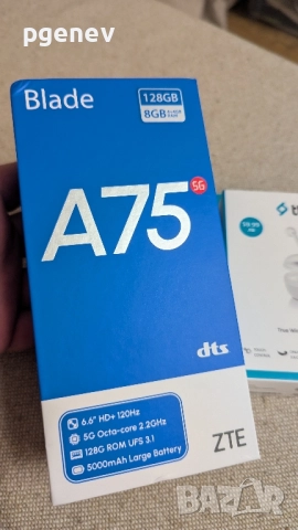 ZTE Blade A75 128GB + безжични слушалки