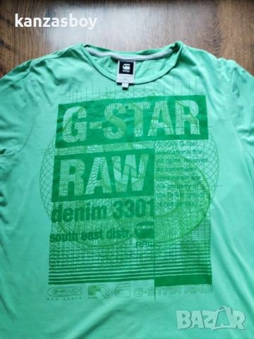 g-star - страхотна мъжка тениска L, снимка 3 - Тениски - 53204393