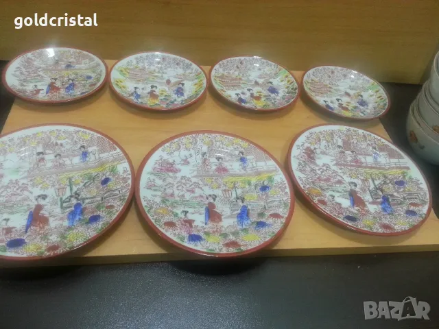 японски порцелан чинийки 