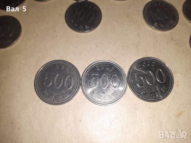 Монети Южна Корея 10 , 100 и 500 вон - 32 броя, снимка 5 - Нумизматика и бонистика - 45623558