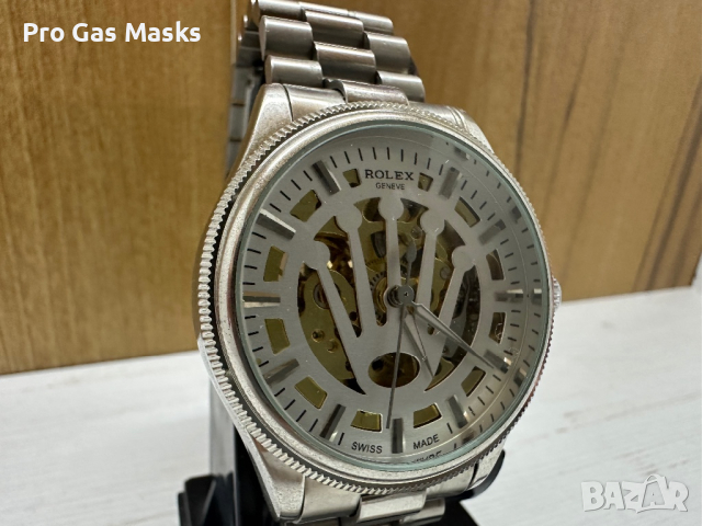 Часовник Ролекс Rolex Silver Automatic Пълен Автомат само за 250 лв. , снимка 3 - Мъжки - 45063596