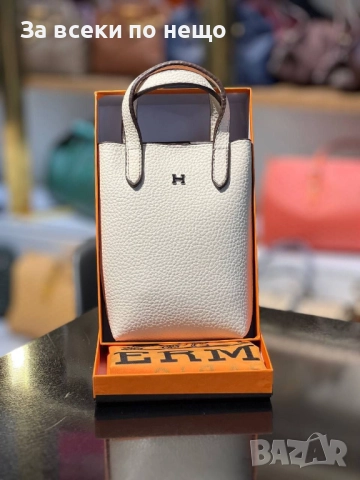 Hermes Дамска Малка Чанта Хермес - Налични Различни Цветове Код E1084, снимка 6 - Чанти - 52347726