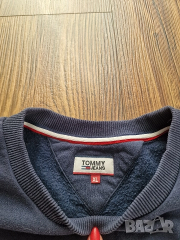 Страхотна мъжка блуза суитчър TOMMY HILFIGER размер XL, снимка 4 - Суичъри - 52752246