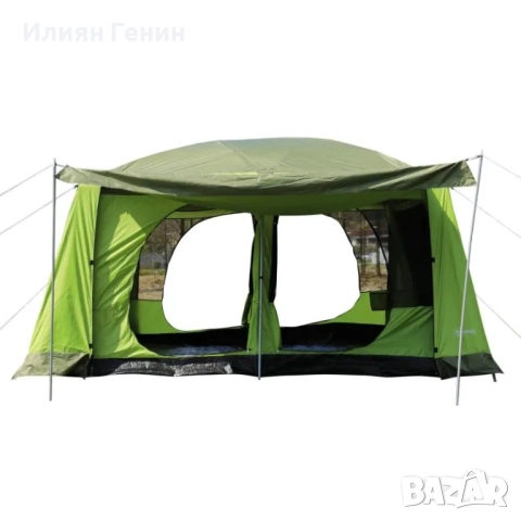 Къмпинг палатка Outsunny, куполна палатка, семейна палатка, 2 спални кабини, 4-8 души, снимка 9 - Палатки - 51727980