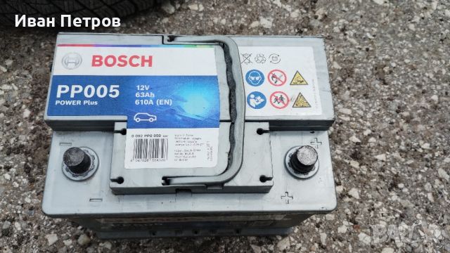 Акумулатор Bosch 63ah, снимка 1 - Части - 45856506