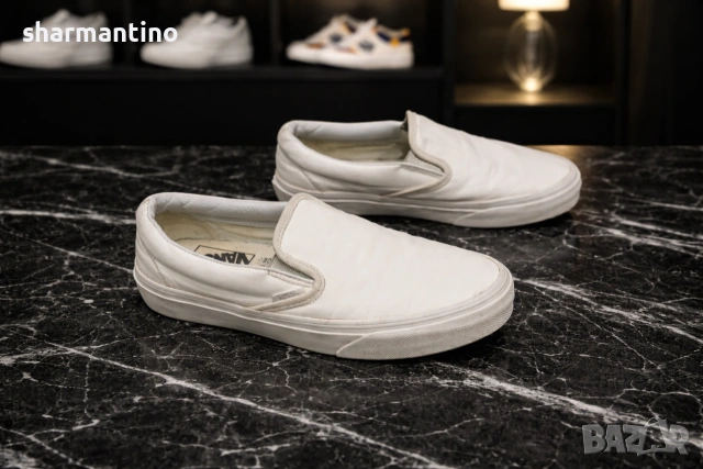 Vans Slip On White Leather N 38 Limited