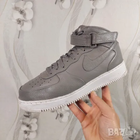 маратонки  Nike Lab Air Force 1 Mid 'Light Charcoal' номер 44 ,5- 45 , снимка 4 - Маратонки - 48696699