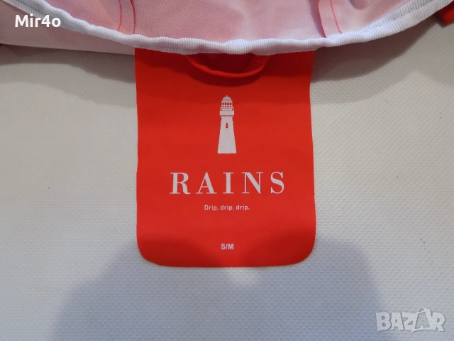 яке rains дъждобран ветровка худи суичър фанела елек блуза горнище оригинално унисекс S/М, снимка 4 - Якета - 47682059