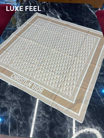 Дамски Шалове - Коприна ⚜️ Dior , снимка 2 - Шалове - 53021373