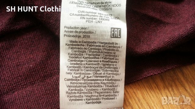 Jack & Jones 100% Super Fine Merino Wool размер L / XL блуза 100% Мерино Вълна - 1112, снимка 10 - Блузи - 46463801