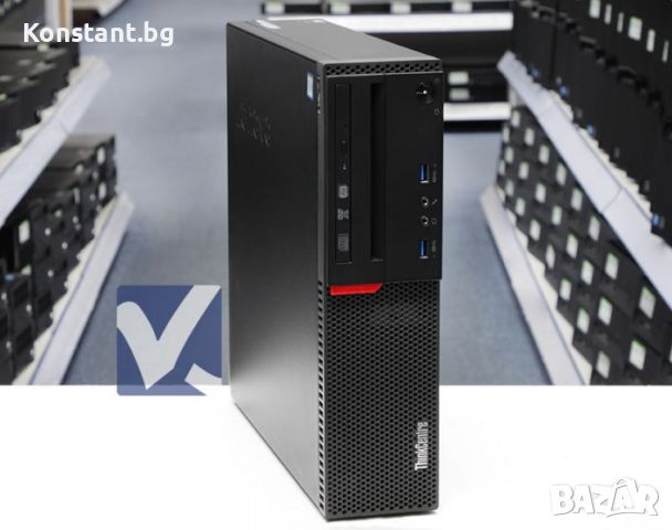 Обновен компютър Lenovo ThinkCentre M720s с гаранция, снимка 1 - Работни компютри - 45976679