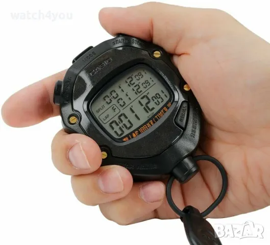 НОВ ХРОНОМЕТЪР CASIO И Q&Q. ПРОФЕСИОНАЛНИ СПОРТНИ ХРОНОМЕТРИ QQ HS45J КАСИО HS-80TW-1EF STOPWATCH, снимка 10 - Спортна екипировка - 20968282