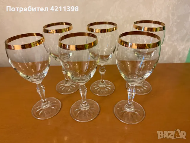 Ретро стъклени чаши, снимка 3 - Антикварни и старинни предмети - 49744759