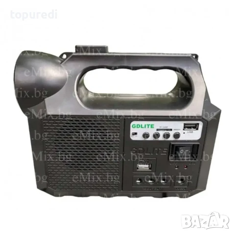 МОБИЛНА СОЛАРНА СИСТЕМА GD-8017, снимка 4 - Къмпинг осветление - 50723908