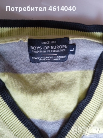 Пуловер мъжки размер L / 52, снимка 8 - Пуловери - 52415401