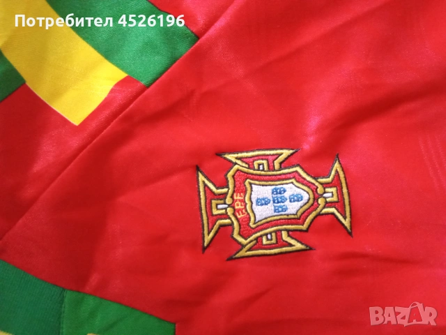 уникална футболна фланелка Португалия 92