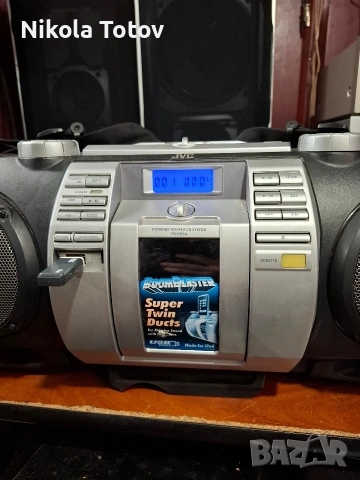 Продава се касетофон JVC RV-NB50. , снимка 3 - Радиокасетофони, транзистори - 53360055