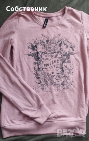 Дънкено яке за момиче и подарък блуза, снимка 3 - Детски якета и елеци - 54290666