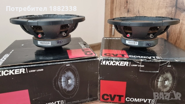 субуфери KICKER compvt8, снимка 3 - Тонколони - 53711848