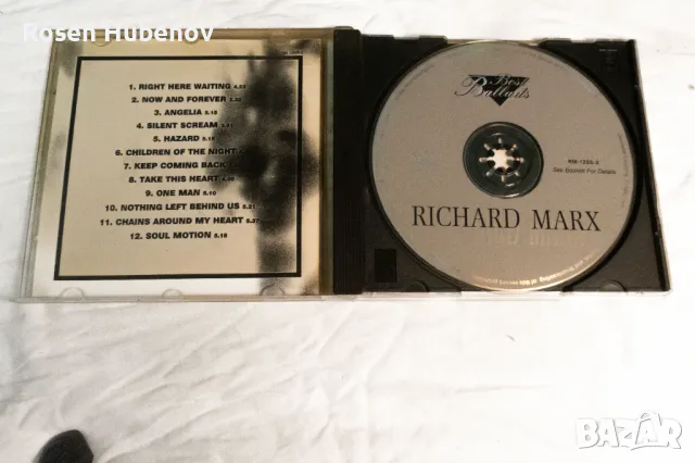 Richard Marx Best Ballads, снимка 2 - CD дискове - 49277676