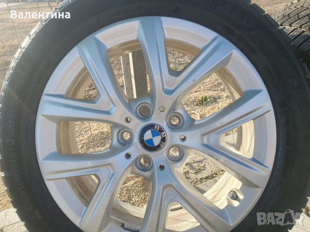 Джанти BMW X1 , 17 цола,междуболтово 5x112 ,с гуми,6,5j,ET 39 , снимка 3 - Гуми и джанти - 44941016