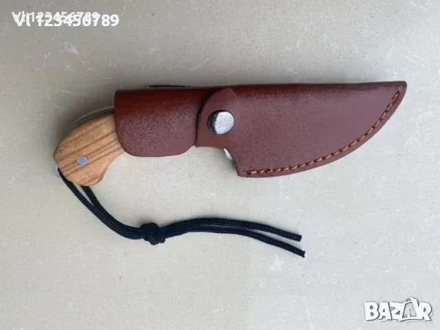 Стабилен ловен нож 98х200 /дране/, снимка 3 - Ножове - 49758506