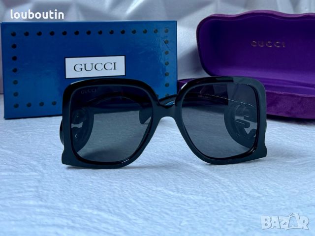 Gucci 2024 дамски слънчеви очила правоъгълни GG1326, снимка 9 - Слънчеви и диоптрични очила - 45571816