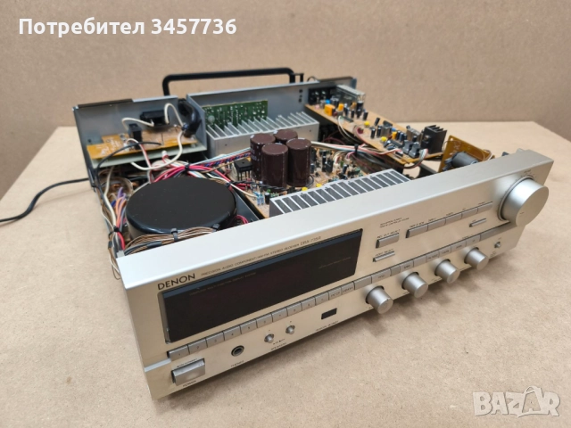 Стерео Ресивър Denon DRA-735R Усилвател Denon DRA735R Champagne, снимка 5 - Ресийвъри, усилватели, смесителни пултове - 52016898
