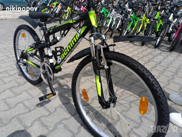SPRINT Велосипед 24" Bachini Speed FSP черен.зелен, снимка 4 - Велосипеди - 53848760