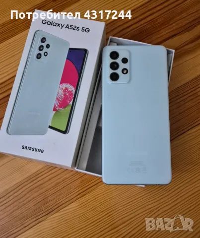 Samsung Galaxy A52s Mint, снимка 3 - Samsung - 48193759